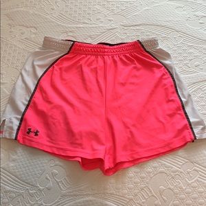 Neon Pink running shorts